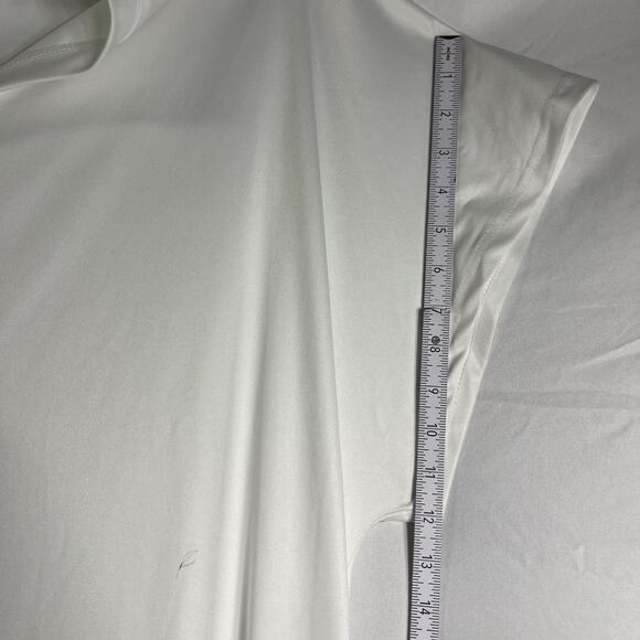 Zolucky Women’s 4X Floral Print White Tunic Dress Lightweight Casual - Picture 8 of 11